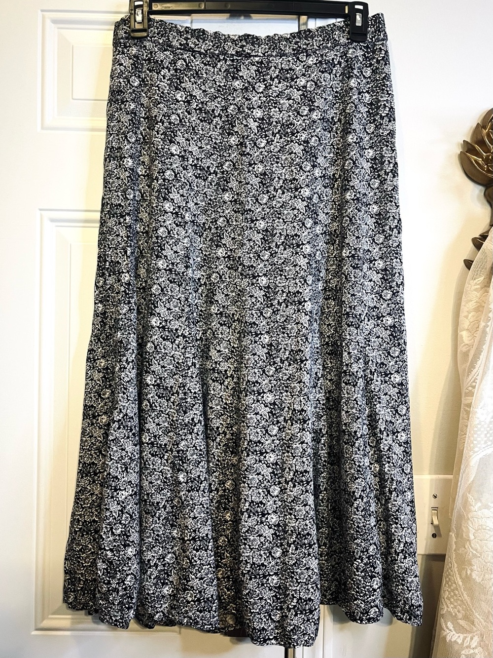 VTG 90s Compagnie Internationale Express Floral L Maxi Cottagecore Whimsigoth - Picture 5 of 10
